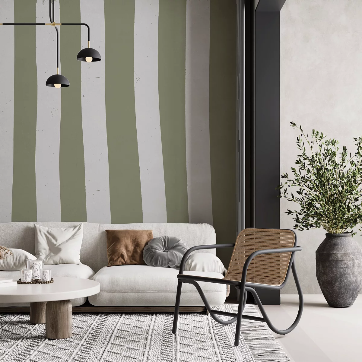 Fototapeta Olive Stripes