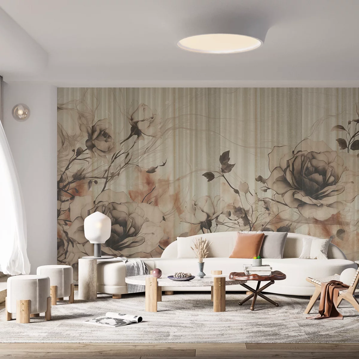 Fototapeta Travertine Roses